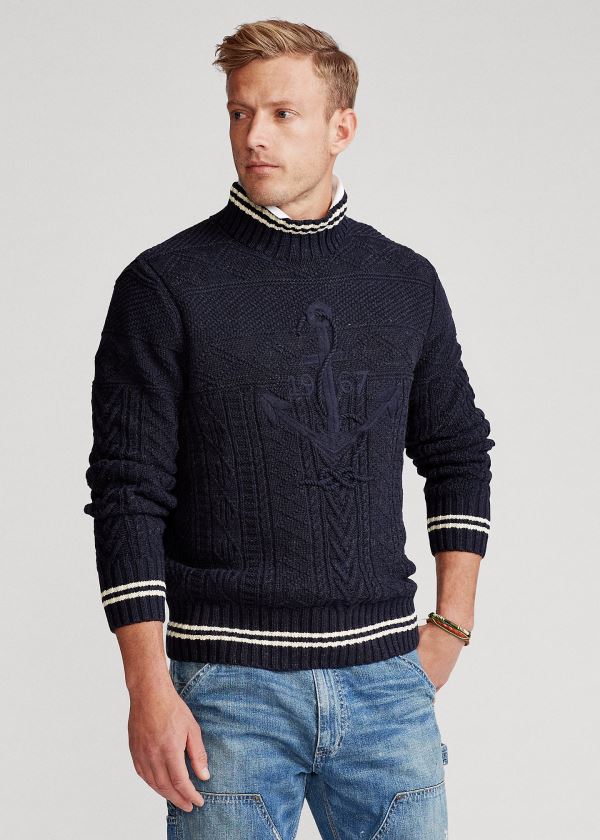 Suéter Polo Ralph Lauren Hand-Embroidered Homem 86172-ZEAC